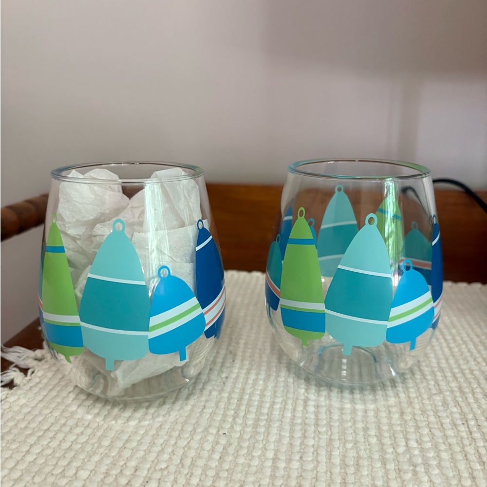 Colorful Buoy Patterned Glasses